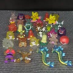 【D39505】（中古品）初代ポケモンキッズ 指人形 クリアシリーズ 33体セット まとめ売り