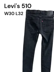 Levi's 510 デニム 黒 W30 L32 ブラック　　906