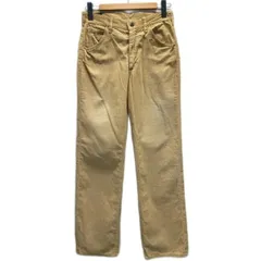 【中古】　Lee RIDERS　コーデュロイパンツ　ボトムス　細畝　無地　ジップフライ　TALON42ジップ　ワンポイント　ブランドロゴ　革パッチ　アメカジ　古着　/1583