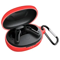 新品 BUITFOU For Anker Soundcore Life P2 mini ケース Life P2 mini 保護カバー Life P2 mini ケース 柔らかい シリコン製 落下防止 キズ防止 耐衝撃 防塵 軽量 装着充電可能 カラビナ付き 紛
