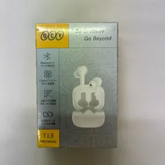 【新品　即日配送】QCY キューシーワイ完全ワイヤレスイヤホン T13 Bluetooth対応 低遅延ゲームモード搭載 ブラック QCY-T13-WH