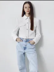 ZARA クロップド ツイード ジャケット