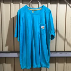 2390 carhartt カーハート 半袖Tシャツ XL 水色 古着卸 アメリカ仕入