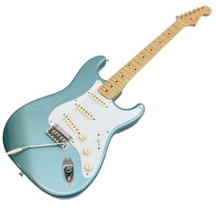 Fender MIJ Hybrid 50s Stratocaster Ocean Turquoise Electric Guitar, Stringed Instrument, Music, Fender, Used, C11110168