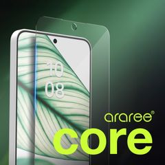 Galaxy A57 5G フィルム 簡単 貼付け 指紋認証対応 気泡防止 保護フィルム 9H ガラスフィルム GalaxyA57 ギャラクシーA57 対応 araree Core
