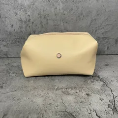 未使用級　BVLGARI ブルガリ　マルチポーチ　エミレーツ空港　ビジネスクラス　アメニティ　ベージュ　ゴールド金具のサムネイル