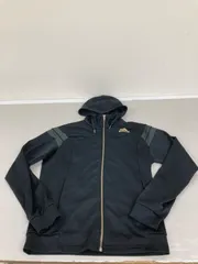 送料無料★adidas アディダス★ジップアップパーカー　ジャージ　パーカー★メンズ　Mサイズ★ブラック　#80416sj105
