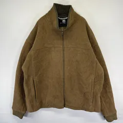古着 コロンビア Columbia フリース ジャケット フルジップ ボアライナー アウトドア ワンポイント刺繍ロゴ 2XL  ブラウン系 メンズ