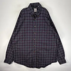 古着 ブルックスブラザーズ Brooks Brothers 長袖シャツ 346 BD 胸ポケ L  ネイビー系 チェック メンズ