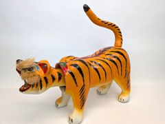 メキシコ オアハカ ウッドカービング 虎 トラ タイガー アレブリヘ