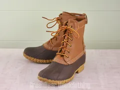 E587 USA製 L.L.Bean ビーンブーツ 茶 レディース 23cmくらいのサムネイル