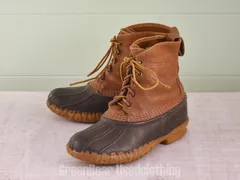 E588 USA製 L.L.Bean ビーンブーツ ビンテージ 茶 レディース 7LGM 25cmのサムネイル