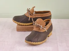 E599 USA製 L.L.Bean ビーンブーツ 茶 レディース W7M 24cmのサムネイル