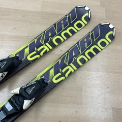 安く譲ります♪♪♪　15000→12500 円【美品】スキー板  SALOMON SHORTKART (125cm) サロモン SALOMON ShortKart ショートカート 125cm センター90mm
