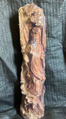 陰沈木　一本彫刻 山水画風　逆流香立て　骨董品 陰沈木 一本彫刻 山水画風 逆流香立て 骨董品 - メルカリ