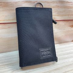 PORTER 二つ折り財布 ブラック CORDURA - メルカリ