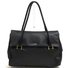 ポールスミス／Paul Smith バッグ トートバッグ 鞄 ハンドバッグ レディース 女性 女性用 レザー 革 本革 ブラック 黒  PWN150 Nハンティング フラップ式 シボ革 シュリンクレザー