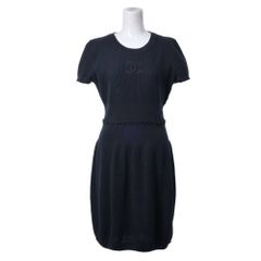 CHANEL 95P PO5161V00233 コットン リブ ニット Tシャツ ココマークボタン3個付き CHANEL - CHANEL 95P PO5161V00233 コットン リブ ニット Tシャツ ココ