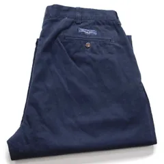 00s ポロ ラルフローレン ANDREW PANT ツータック コットン チノパン 紺 W36★354 オールド スラックス トラウザーズ ワイド