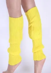 ＜在庫処分＞レディース ソックス イエロー 無地 靴下 シンプル カジュアル  bu1