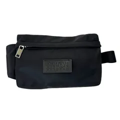 メゾンマルジェラ Maison Margiela MM6 エムエムシックス Crossbody Bag ロゴ プレート ナイロン クロスボディ バッグ SB5WB0001 黒ブラック ブランド古着ベクトル 中古▲260416