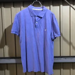 2393 NAUTICA ノーティカ 半袖ポロシャツ L 薄い紫 古着卸 アメリカ仕入