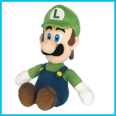 【特価セール】S) ルイージ COLLECTION W9×D9×H26cm STAR ぬいぐるみ ALL スーパーマリオ AC02 三英貿易