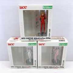 ◆UCC x KOTOBUKIYA 신극장판:파 BD·DVD 발매 기념 특제 피겨 3체 세트 미개봉 보관품◆