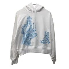 GUCCI　グッチ×ヒグチユウコ　コラボ　スウェットパーカー　日本限定　レディース　コットン　ホワイト  853426 　＃XSサイズのサムネイル