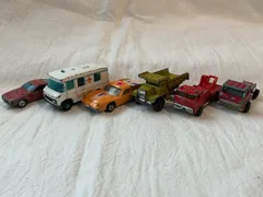 レトロ ミニカー 6台セット ジャンク トミカ風 昭和 ビンテージ Vintage Mini Cars Set of 6 Junk Retro Diecast Toy Japan