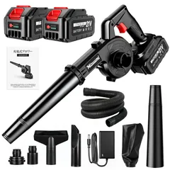 2026新登場 ブロワー 洗車 ブロアー 充電式 強力 コードレス 送風と集じん1台2役 マキタ18Vバッテリー対応可能 4000mAh大容量バッテリー2個付属 手持ち式 軽量 エアブロワー 小型 庭掃除 枯葉掃除機 除雪作業 充電器付き 日本語取扱説明書付Y