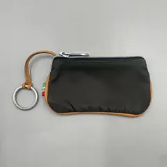 極美品　Orobianco　オロビアンコ　コインケース　小銭入れ　キーリング付き　ナイロン　カーキ