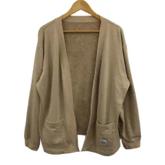 ベイフロー BAYFLOW カーディガン 前開き リバーシブル 無地 長袖 4 ベージュ