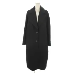 ザラ ZARA チェスターコート M 黒 ブラック シングル /MN9 ■ECB003