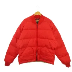 エドウィン EDWIN OUTDOOR CLOTHING ダウンジャケット 上着 L 赤 レッド ジップアップ 長袖 /AH45 ■ECD003のサムネイル