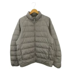 ユニクロ UNIQLO ULTRA LIGHT DOWN ダウンジャケット L グレー 長袖 スタンドカラー キルティング /AH32 ■ECD003