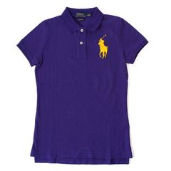 Polo Ralph Lauren Purple Big Pony y2k - メルカリ