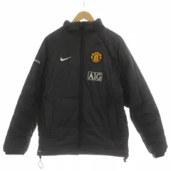 ナイキ NIKE ジャケット 上着 M 黒 ブラック 長袖 ロゴ刺繍 無地 /GP ■GY58