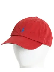 【お得なクーポン配布中!】 90s ポロ ラルフローレン コットン ベースボール キャップ フリーサイズ / 帽子 オールド チノ トラッカー ハット ワンポイント 本革レザー