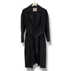 HELIOPOLE エリオポール カシミヤロングコート カシミヤ100% ロングコート シンプル 高級感 綺麗め 上品 日本製 黒 ブラック レディース 冬 ゴーゴー古着久喜倉庫店 草3896のサムネイル