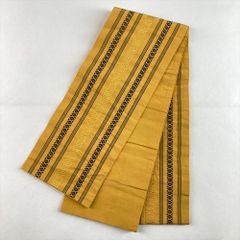 ミンサー織 伝統工芸品 半幅帯 沖縄 八重山 黄色 イエロー - メルカリ