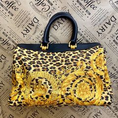 高級 BVLGARI ブルガリ パドロック レザー ビジネスバッグ 金具 黒