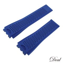 ショパールミッレミリア用 ベルト20mmー18mm ショパール ミッレミリア ブルー ラバー ベルト 20-18㍉ 未使用 - メルカリ