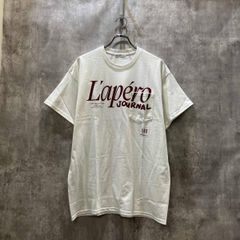 aww magazine L’APÉRO JOURNAL ホワイト 半袖Tシャツ レア】aww magazine 限定TシャツL'APÉRO JOURNAL - メルカリ