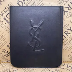 イブサンローラン YSL iPadケース タブレット 革 黒 PC カバー GB234のサムネイル