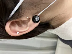 シャネル ピアス ブラック ココマーク 00A 　ﾌﾞﾗｯｸ/CRYSTAL ﾋﾟｱｽ 15480