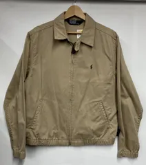 ベージュ POLO RALPH LAUREN／90s スイングトップ三角タグ　ジップコーチジャケット