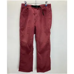 【中古】　GRAMicci　クライミングパンツ　綿パン　ボトムス　無地　コットン　ポリウレタン　ウエストゴム　ベルト　アウトドア　古着　/1153