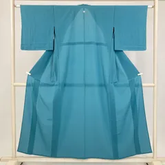 たんす屋 TANSU-YA 着物 リユース着物 夏色無地 水色 セミフォーマル 無地 絽 絹 未洗い 【身丈】148cm【裄丈】61.5cm MS8209