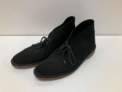 Clarks ブラック ワラビーブーツ デザートブーツ 13292 スエード ブラック 26cm